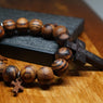 AfroBeads Bracelet in Brown Wood