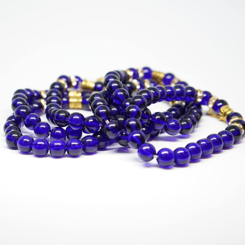 AfroBeads Bracelet in Obsidian Beads for Men and Women