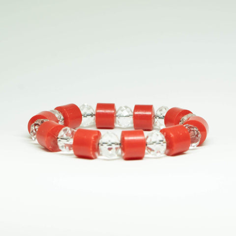 AfroBeads in Red Seeds Braceletet