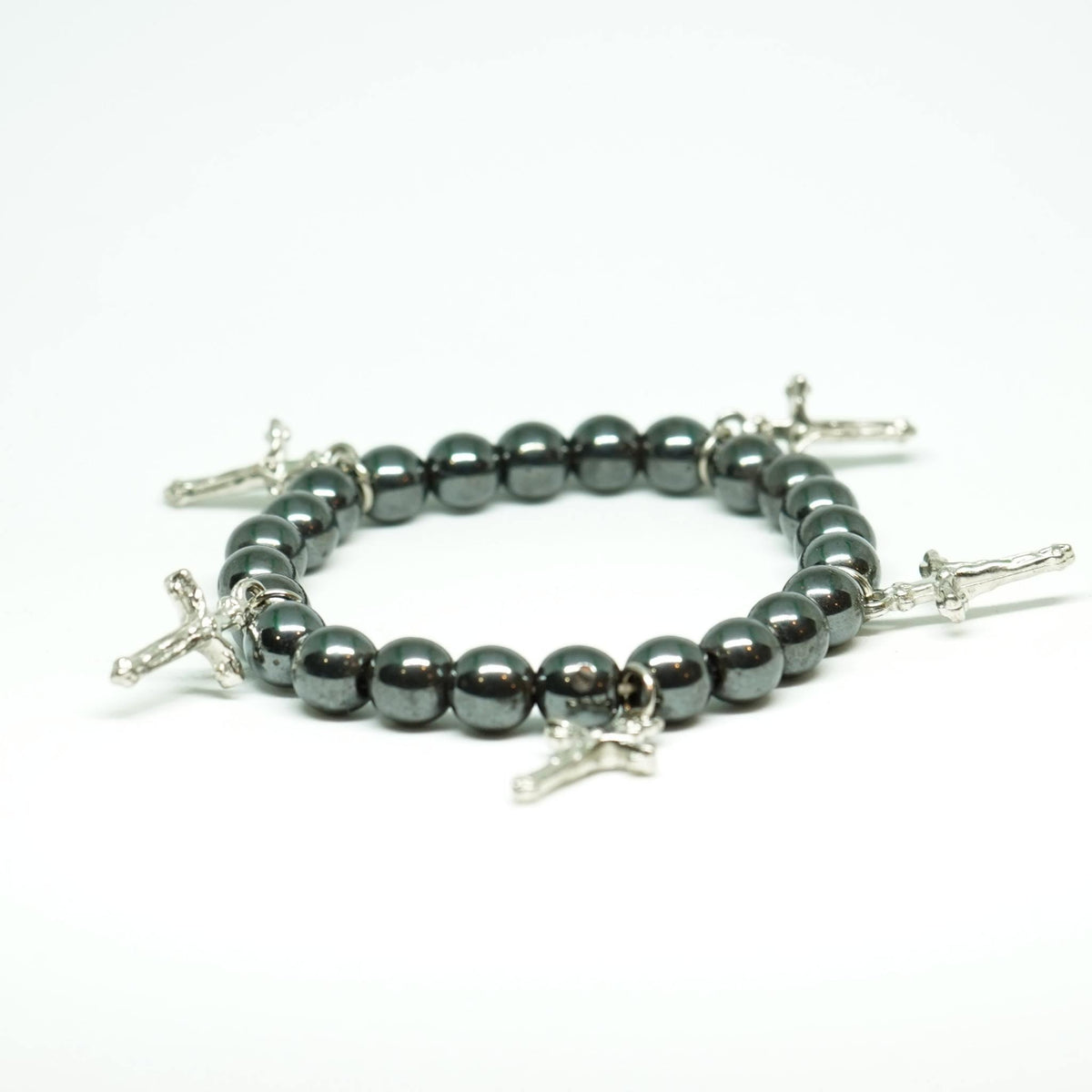 AfroBeads Bracelet in Obsidian Beads