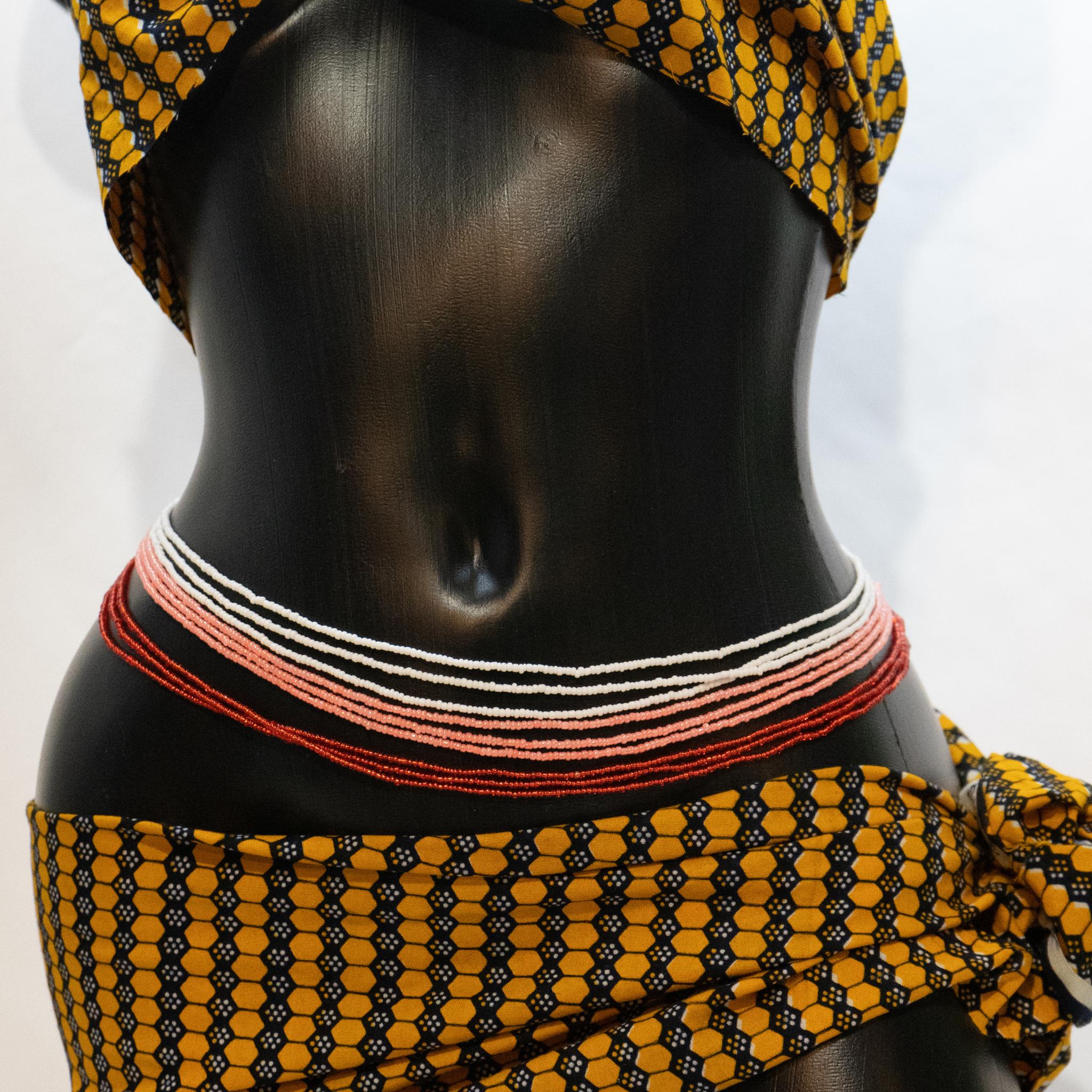 AfroBeads Waist Beads in Monotone Strand 